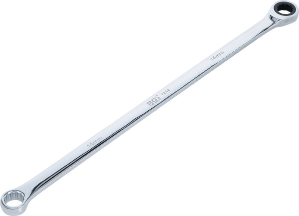 Ratschenring- und Ringschlüssel | extra lang | SW 14 mm