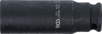 Kraft-Steckschlüssel-Einsatz Sechskant, tief | Antrieb Innenvierkant 6,3 mm (1/4") | SW 12 mm