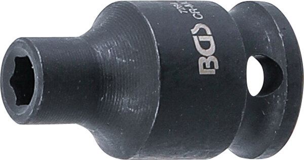 Kraft-Steckschlüssel-Einsatz Sechskant | Antrieb Innenvierkant 6,3 mm (1/4") | SW 4 mm