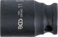 Kraft-Steckschlüssel-Einsatz Sechskant | Antrieb Innenvierkant 6,3 mm (1/4") | SW 11 mm