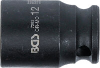 Kraft-Steckschlüssel-Einsatz Sechskant | Antrieb Innenvierkant 6,3 mm (1/4") | SW 12 mm