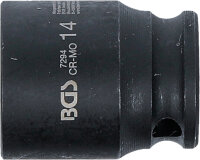 Kraft-Steckschlüssel-Einsatz Sechskant | Antrieb Innenvierkant 6,3 mm (1/4") | SW 14 mm