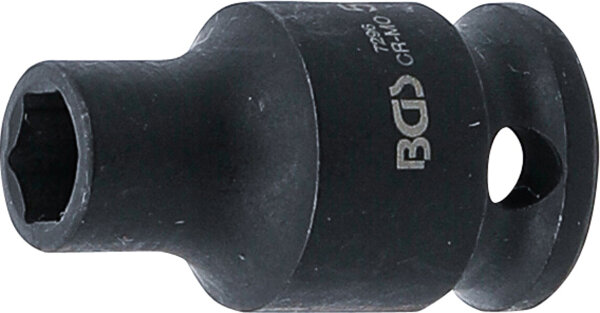 Kraft-Steckschlüssel-Einsatz Sechskant | Antrieb Innenvierkant 6,3 mm (1/4") | SW 5,5 mm