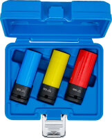 Kraft-Schoneinsatz-Satz | Antrieb innenvierkant 12,5 mm (1/2") | SW 17 / 19 / 21 mm | 3-tlg.