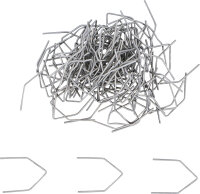 Reparaturklammern-Satz | für Innenecken | 0,8 mm | 100-tlg.