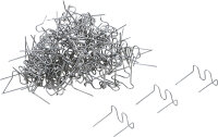 Reparaturklammern-Satz | Wellenform | 0,6 mm | 100-tlg.