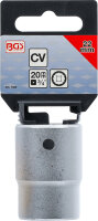 Steckschlüssel-Einsatz Zwölfkant | Antrieb Innenvierkant 20 mm (3/4") | SW 22 mm