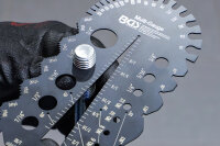 Schrauben- und Gewindeschablone | Zollgrößen |...