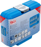 Bit-Einsatz-Satz | Antrieb Innenvierkant 6,3 mm (1/4") / 10 mm (3/8") / 12,5 mm (1/2") | Innensechskant 2 - 14 mm | 13-tlg.