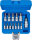 Bit-Einsatz-Satz | Antrieb Innenvierkant 6,3 mm (1/4") / 10 mm (3/8") / 12,5 mm (1/2") | Innensechskant 2 - 14 mm | 13-tlg.