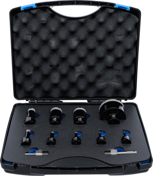 Diamant-Bohrkronen-Satz | 5 - 68 mm | 11-tlg.