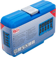 Kraft-Steckschlüssel-Einsatz-Satz Sechskant | Antrieb Innenvierkant 12,5 mm (1/2") | SW 3/8 - 15/16" | Zollgrößen | 10-tlg.