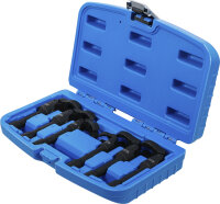 Hahnenfußschlüssel-Satz | Antrieb Innenvierkant 10 mm (3/8") | mit Gelenk | 6-tlg.