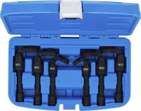 Hahnenfußschlüssel-Satz | Antrieb Innenvierkant 10 mm (3/8") | mit Gelenk | 6-tlg.