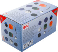 Schleif-/ Polierscheiben und Bürstenaufsatz-Satz | für Bohrmaschinen | 16-tlg.