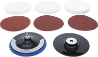 Schleif- und Polierscheiben-Satz | Ø 180 mm | 8-tlg.