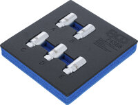 Werkstattwageneinlage 1/6: Felgenschloss-Werkzeug-Satz für Tesla | 5-tlg.