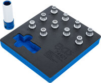 Werkstattwageneinlage 1/6: Felgenschloss-Werkzeug-Satz...