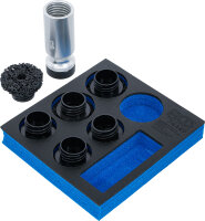 Werkstattwageneinlage 1/6: Radnabenschleifer-Satz | für Stehbolzen und Radmutternbolzen | 7-tlg.