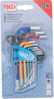 Winkelschlüssel-Satz | Multicolour | kurz | Innensechskant 1,5 - 10 mm | 9-tlg.