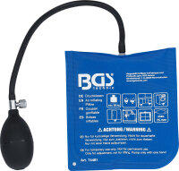 Druckkissen | mit Handpumpe | Quadrat | 165 x 150 mm