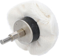 Polierkopf | Pilzform | Antrieb Außensechskant 6,3...