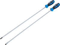 Schraubendreher-Satz | extra lang | Schlitz, Kreuzschlitz...