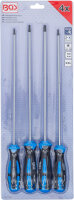 Schraubendreher-Satz | extra lang | T-Profil (für Torx) | T15 - T30 | 4-tlg.