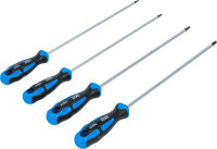 Schraubendreher-Satz | extra lang | T-Profil (für Torx) | T15 - T30 | 4-tlg.