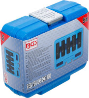 Spiral-Profil-Steckschlüssel-Satz / Schraubenausdreher, tief | Antrieb Innenvierkant 10 mm (3/8") | SW 10 - 16 mm | 5-tlg.