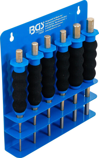 Splintentreiber-Satz | mit Handschutz | 180 mm | 3 - 8 mm | 6-tlg.