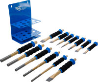 Splintentreiber-/ Körner-/ Flachmeißel-Satz | mit Handschutz | 13-tlg.