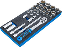 Werkstattwageneinlage 1/3: Steckschlüssel-Satz |...