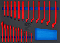 Werkstattwageneinlage 3/3: VDE-Ringschlüssel- und...