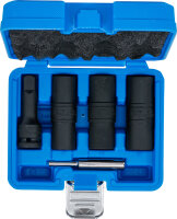 Kraft-Spezial-Steckschlüssel-Wendeeinssatz-Satz | Sechskant & Schraubendreher 17 - 19 - 21 mm | 12,5 mm (1/2") | 3-tlg.