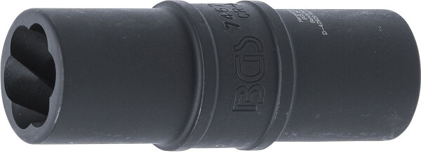 Kraft-Spezial-Schraubenausdreh-Wendeeinsatz 17 mm | 12,5 mm (1/2")