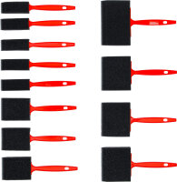 Schaumstoff-/ Schwamm-Pinsel-Satz | 12-tlg.