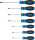 Schraubendreher-Satz | T-Profil (für Torx) mit Bohrung | T10 - T40 | 7-tlg.