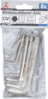 Winkelschlüssel-Satz | Innensechskant 2 - 10 mm | 8-tlg.