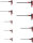 Schraubendreher-Satz mit T-Griff und seitlicher Klinge | T-Profil (für Torx) mit Bohrung | T10 - T50 | 9-tlg.