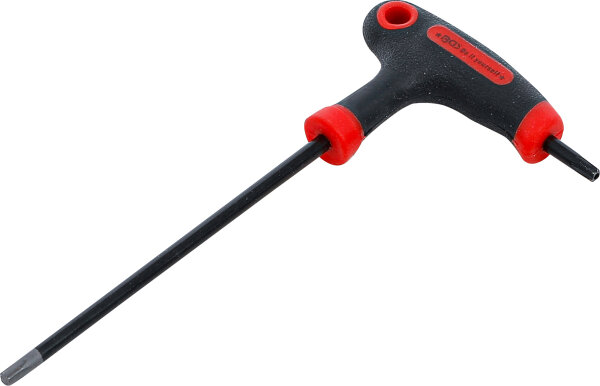 Schraubendreher mit T-Griff und seitlicher Klinge | T-Profil (für Torx) mit/ohne Bohrung T20