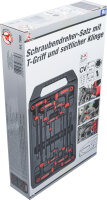 Schraubendreher-Satz mit T-Griff und seitlicher Klinge | Innensechskant | 2 - 10 mm | 9-tlg.