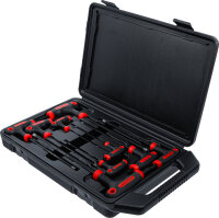 Schraubendreher-Satz mit T-Griff und seitlicher Klinge | Innensechskant | 2 - 10 mm | 9-tlg.