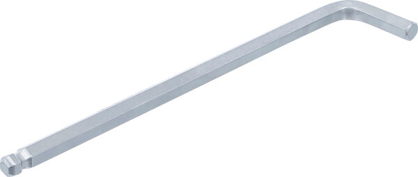 Winkelschlüssel | extra lang | Innensechskant / Innensechskant mit Kugelkopf 10 mm