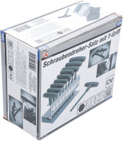 Schraubendreher-Satz mit T-Griff | Innensechskant 2 - 10 mm | 10-tlg.