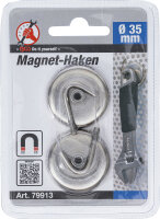Magnet-Haken | rund | Ø 34 mm | 2-tlg. | 3,5 kg