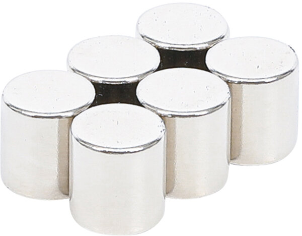 Magnet-Satz | extra stark | Ø 9,5 mm | 6-tlg.