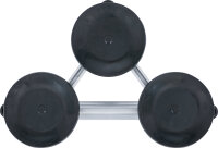 Dreifach-Gummisauger | Aluminium | Ø 115 mm