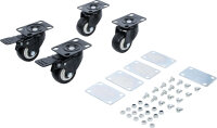 Lenkrollen-Satz | für Systemkoffer-Rollbrett | 4-tlg.