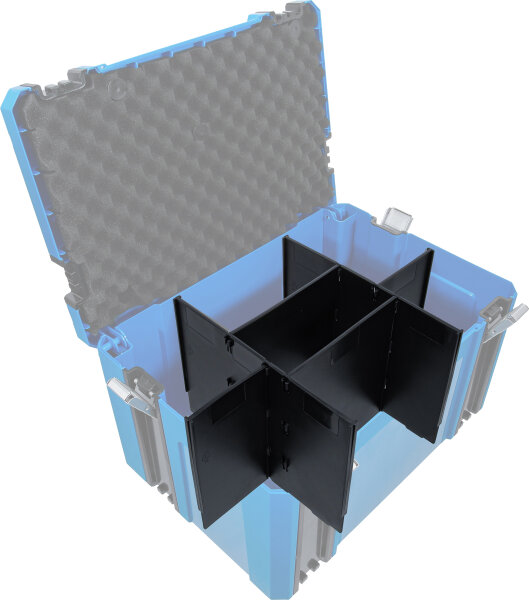 Fachteiler | für Systemkoffer | Größe L | 6-tlg.